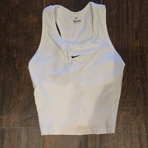 Nike Women's White Racerback Tank Top
